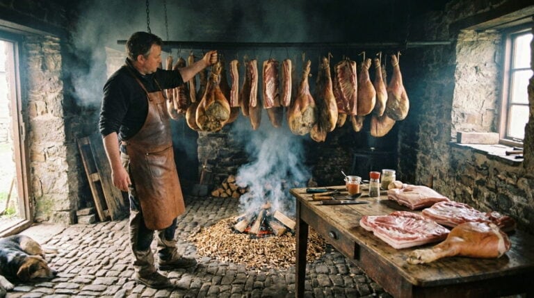 Wie August mit Rauch Schinken und Speck selbst herstellt