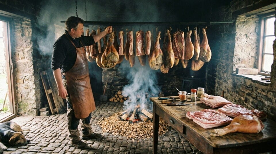 Wie August mit Rauch Schinken und Speck selbst herstellt